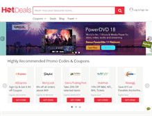 Tablet Screenshot of hotdeals.com